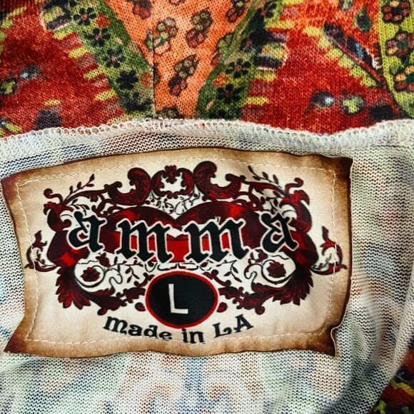 AMMA Design cowl neck long sleeved dress/tunic size L - Picture 7 of 7